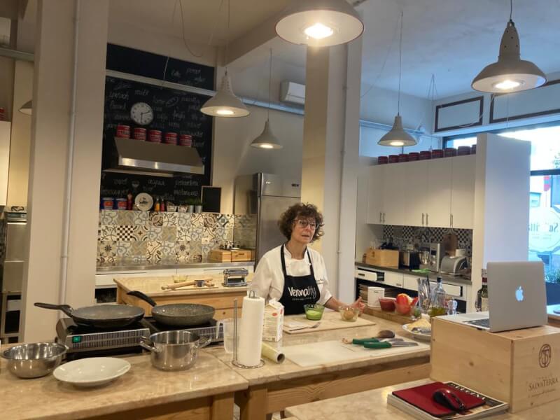 Online Fresh pasta cooking class and Tiramisù with chef Cristina