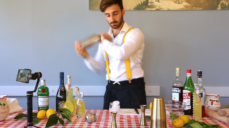ONLINE..Italian Aperitif and Cocktail lessons
