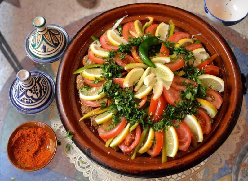 Online Moroccan Home cooking with Local family