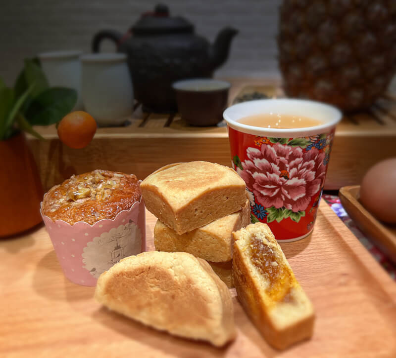 台灣傳統甜點體驗 -D-「鳳凰酥、桂圓蛋糕、高山烏龍茶」(Taiwan Cooking Class)