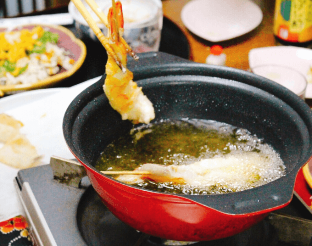 Ozashiki Tempura with Chirashi-Sushi