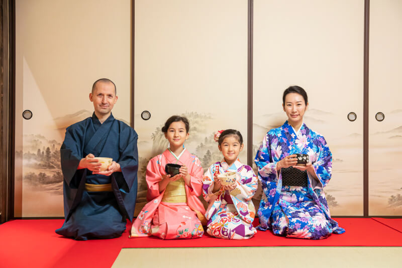 A modified tea ceremony for families!