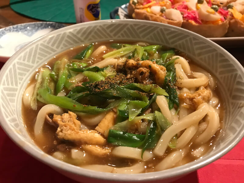 Kyoto-style Curry Udon
※Curry udon that vegetarians can eat