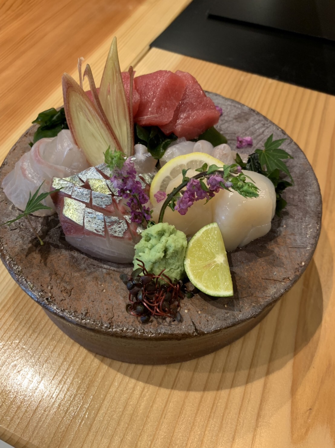 Unique food cooking and Sake tasting at restaurant kitchen