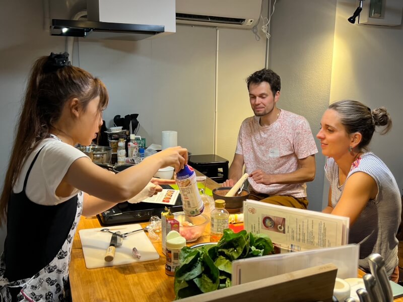 Welcoming you and Explain about my cooking class