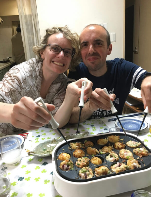 Let’s cook Octopus balls(Takoyaki)!