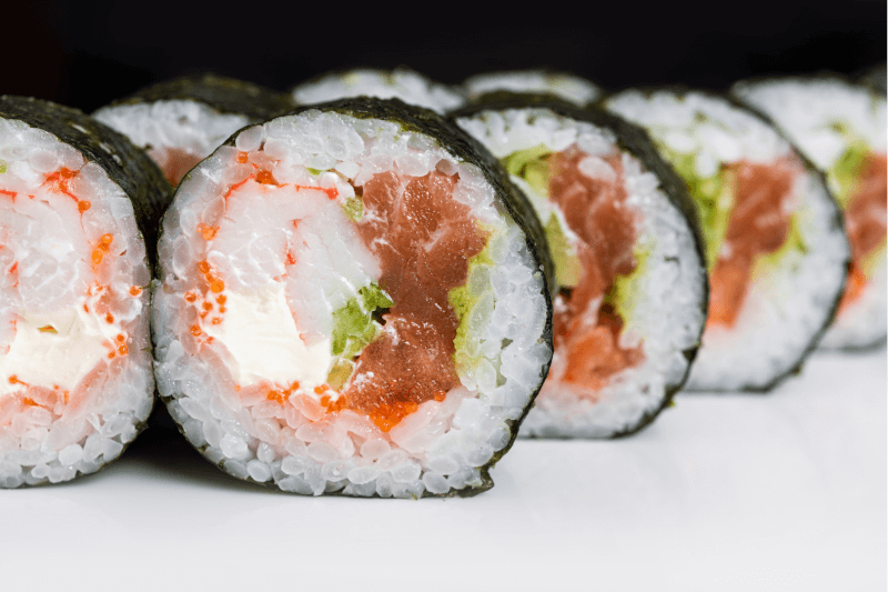 Super Long Sushi Roll & Meet Up with Japanese