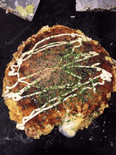 Kansai style okonomiyaki